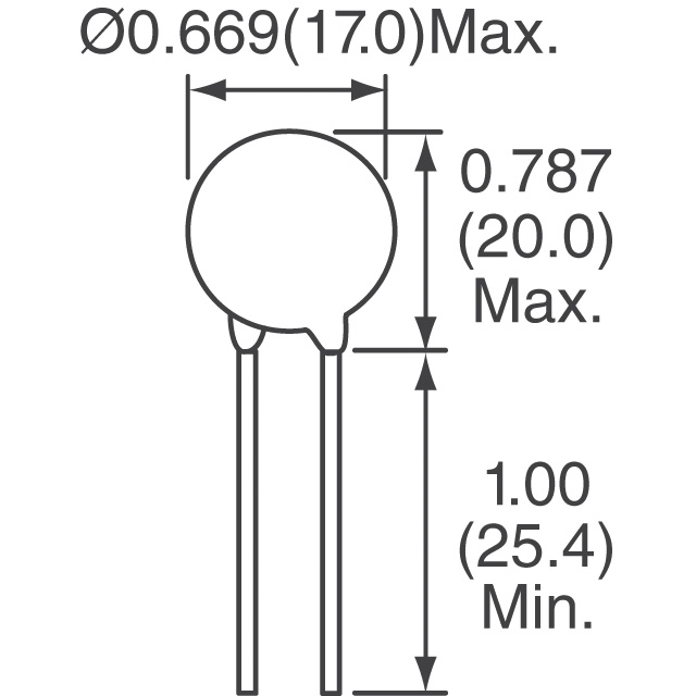 V14E320P Littelfuse Inc. TVS - Varistores MOV